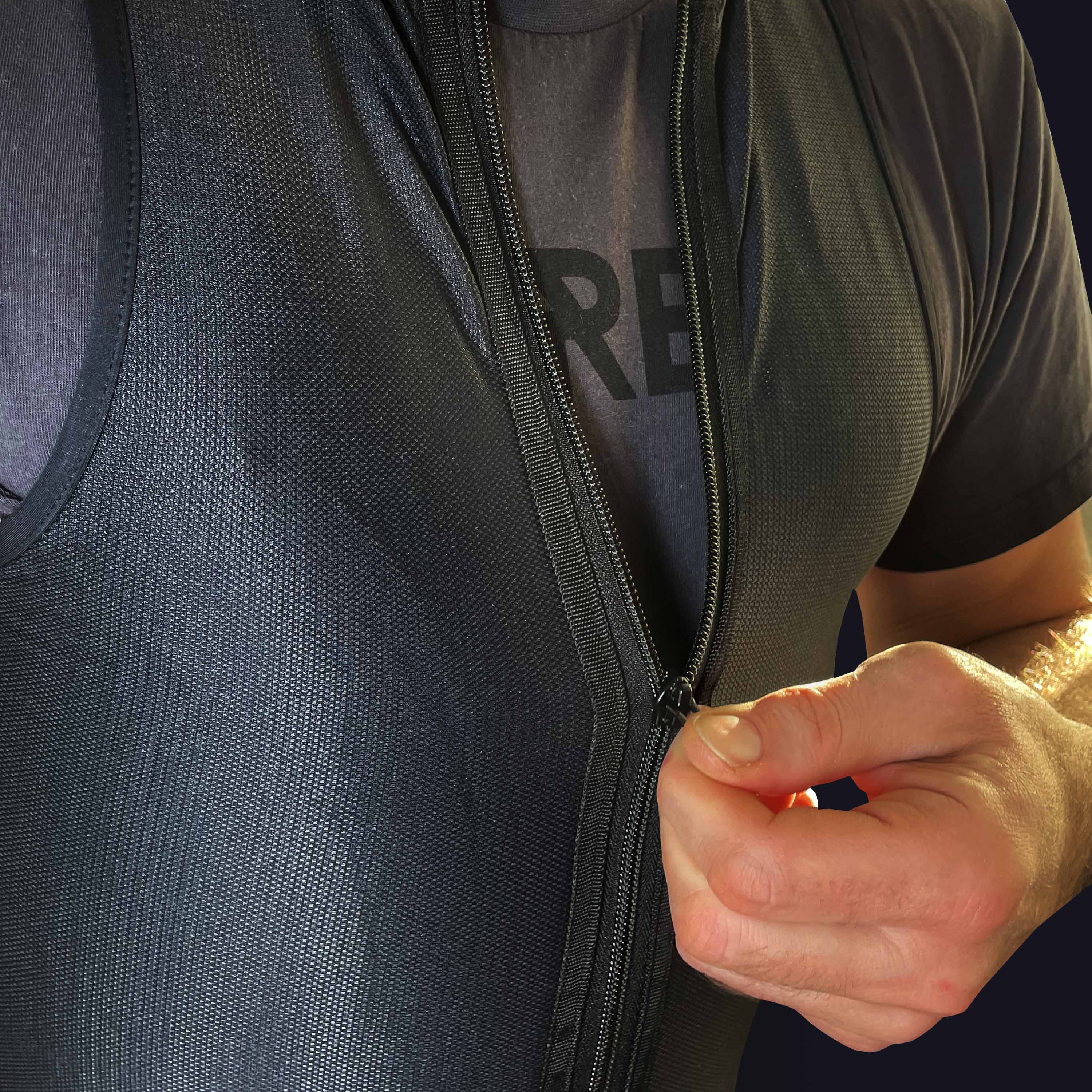 Flexi Back Protector Vest Zip - Back Protector|BPFVZJ11L,BPFVZJ11M,BPFVZJ11S,BPFVZJ11XL