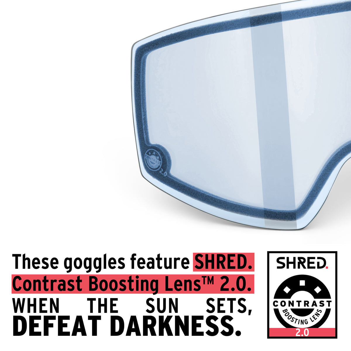 Gratify Double Lens - Goggles Spare Lenses|LECODQD46