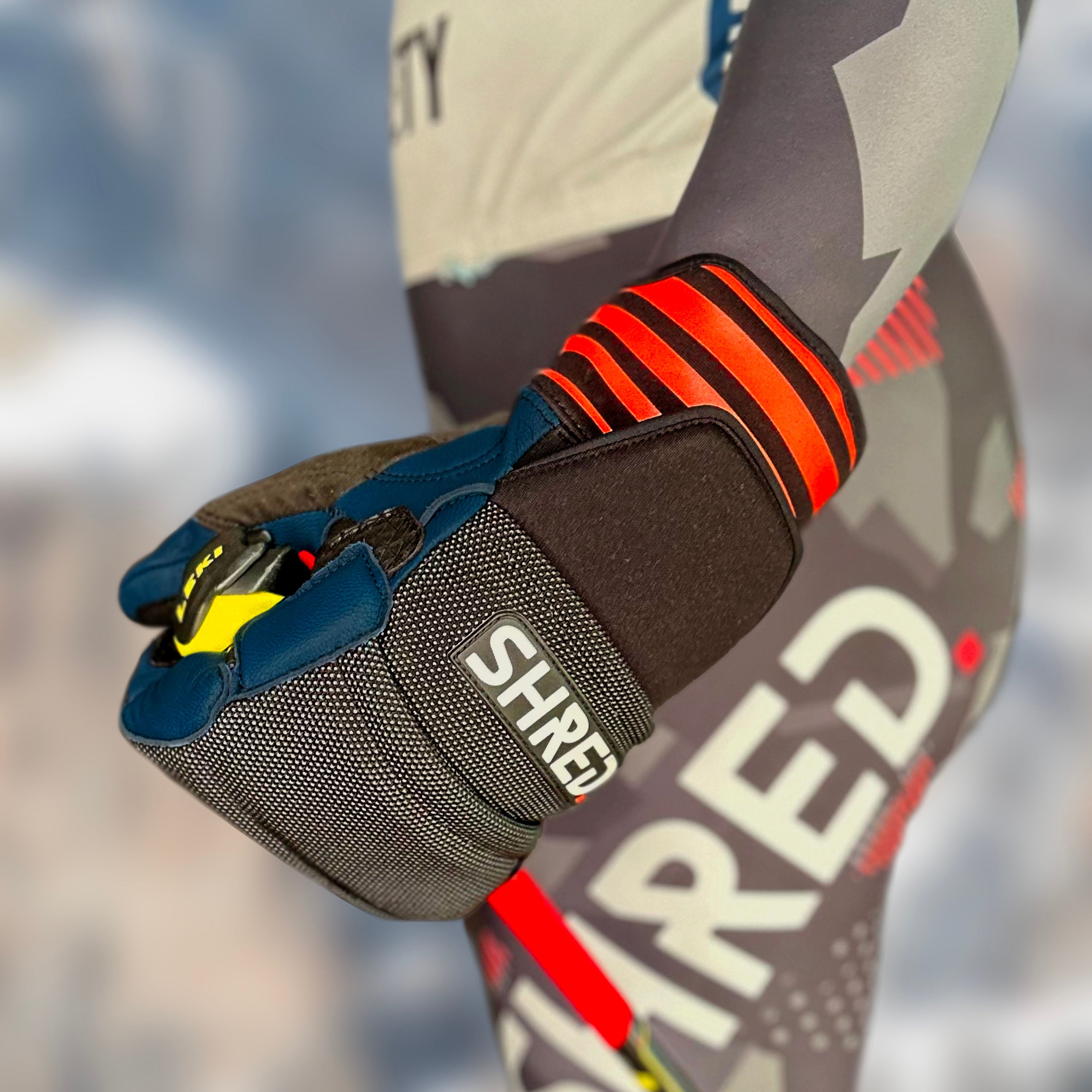 Ski Race Protective Mittens - Protective Gloves - SHRED.