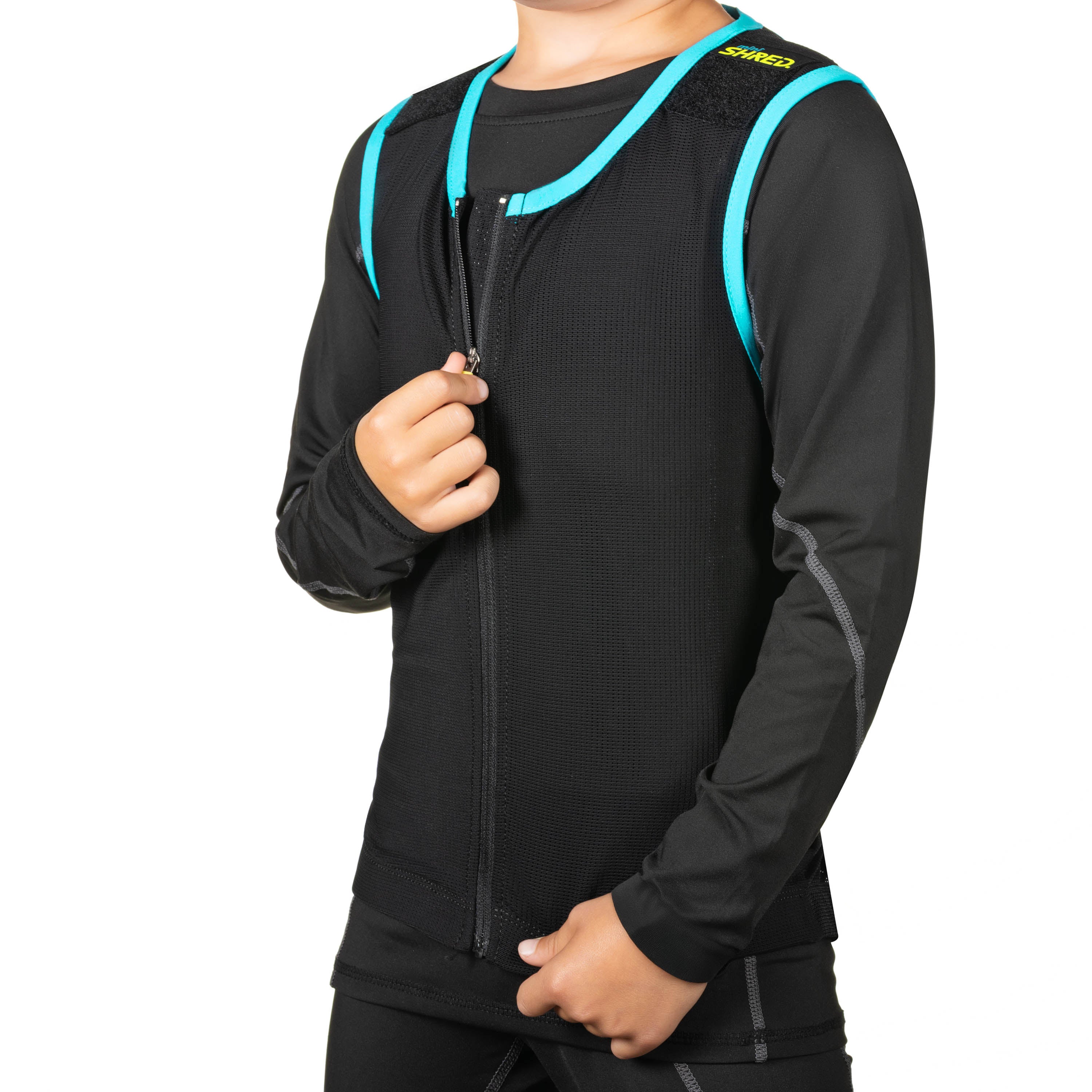 Mini Back Protector Vest Zip - Back Protector | BPMVZQ12XS, BPMVZQ12S, BPMVZQ12M