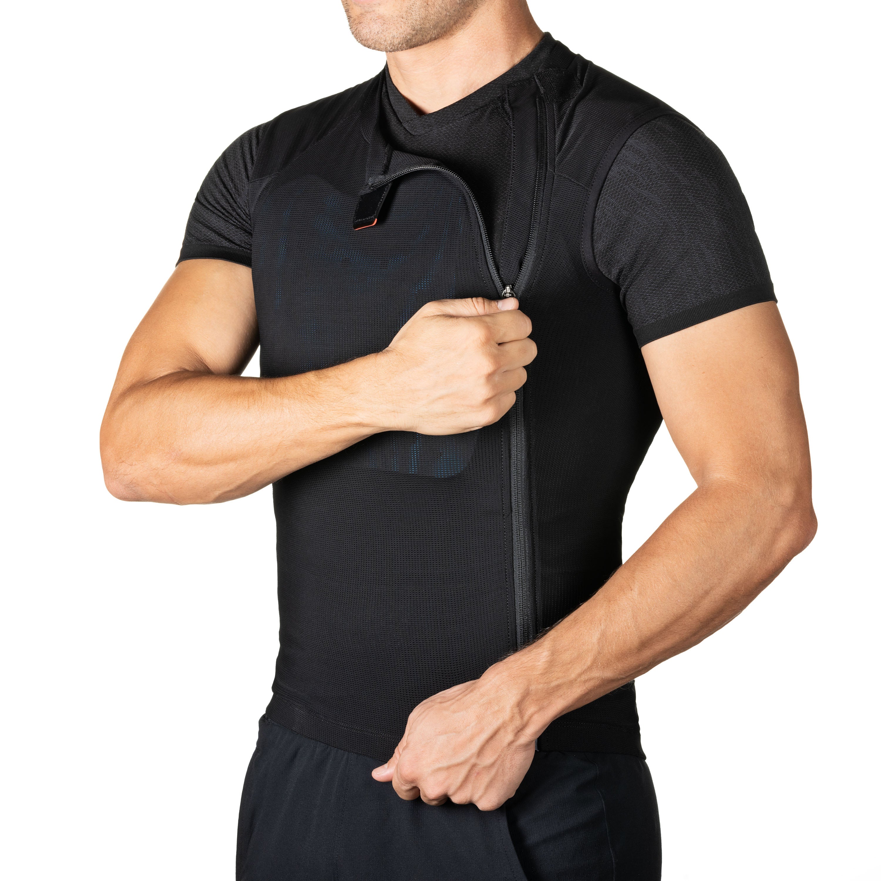 2nd Skin Back Protector Lite Vest Zip - Back Protector | BPSMVQ11S, BPSMVQ11M, BPSMVQ11L, BPSMVQ11XL