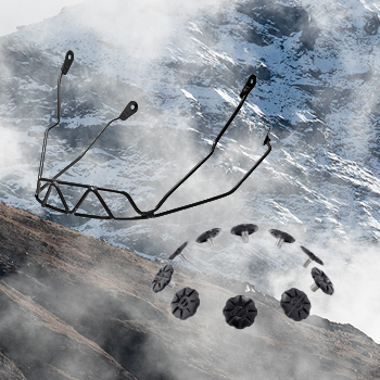 チンガード付きSHRED BASHER NOSHOCK どん兵衛 チンガード付きSHRED BASHER NOSHOCK どん兵衛 チンガード付き